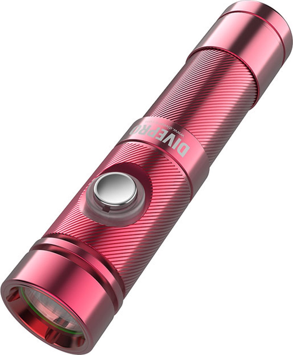 Divepro S10 Under Water Diving S10 1000 Lumens 6° Duiklamp Rood 1000 Lumens