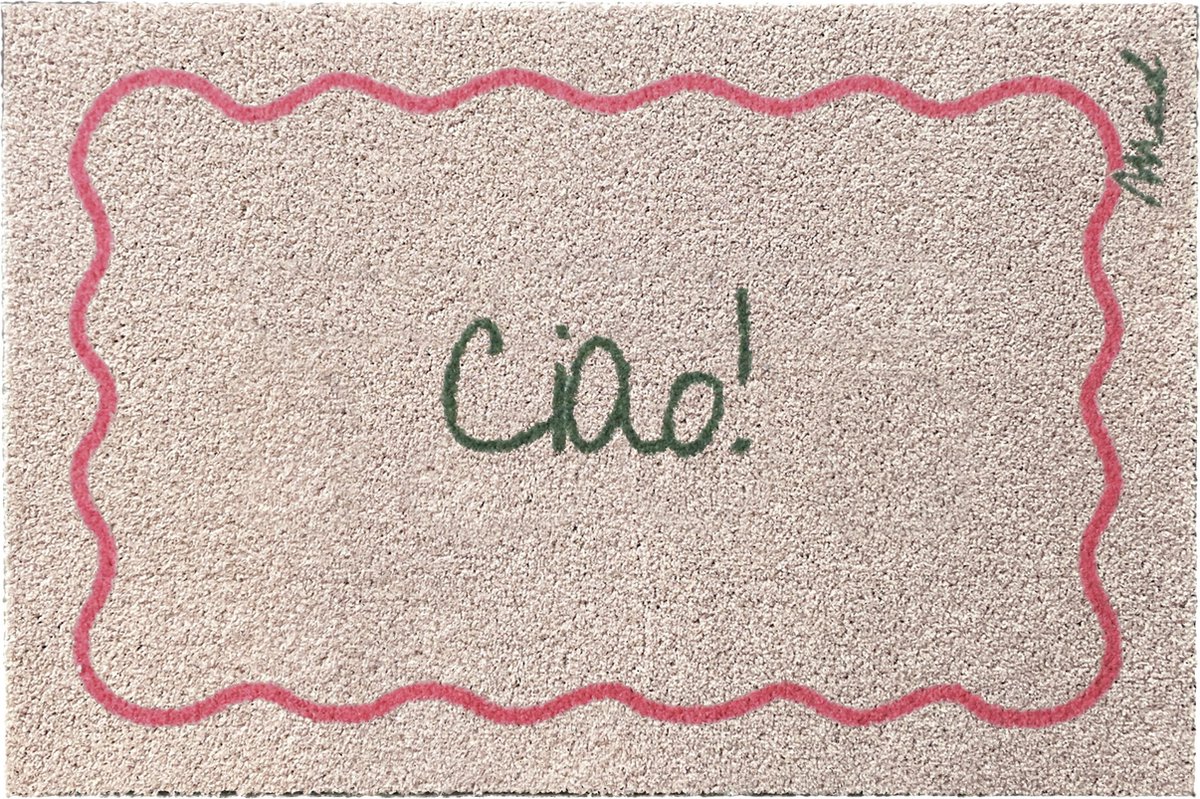 Mad About Mats DIEGO - ciao - deurmat - schoonloop/scraper - wasbaar - 50x75cm beige