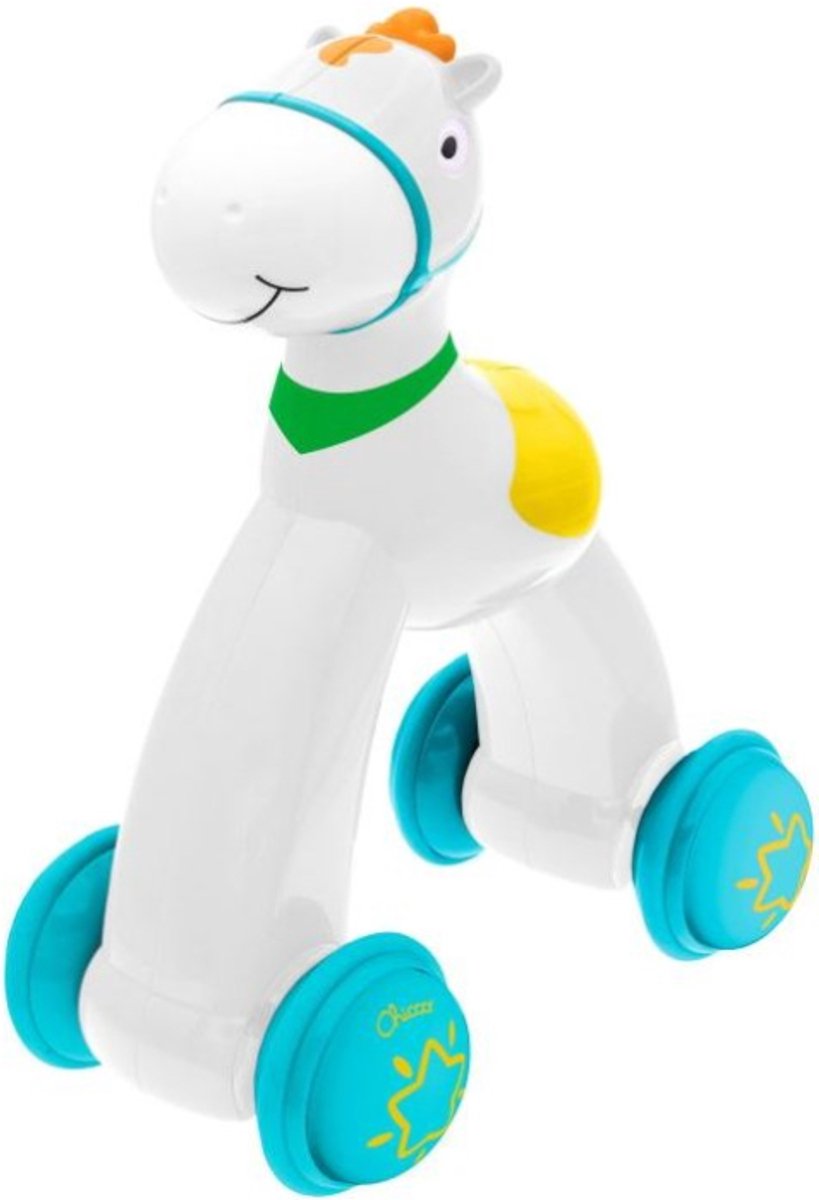 Chicco Push & Go Paard - Loop- & Duwspeelgoed - Stimuleert de Motoriek (12-36M)