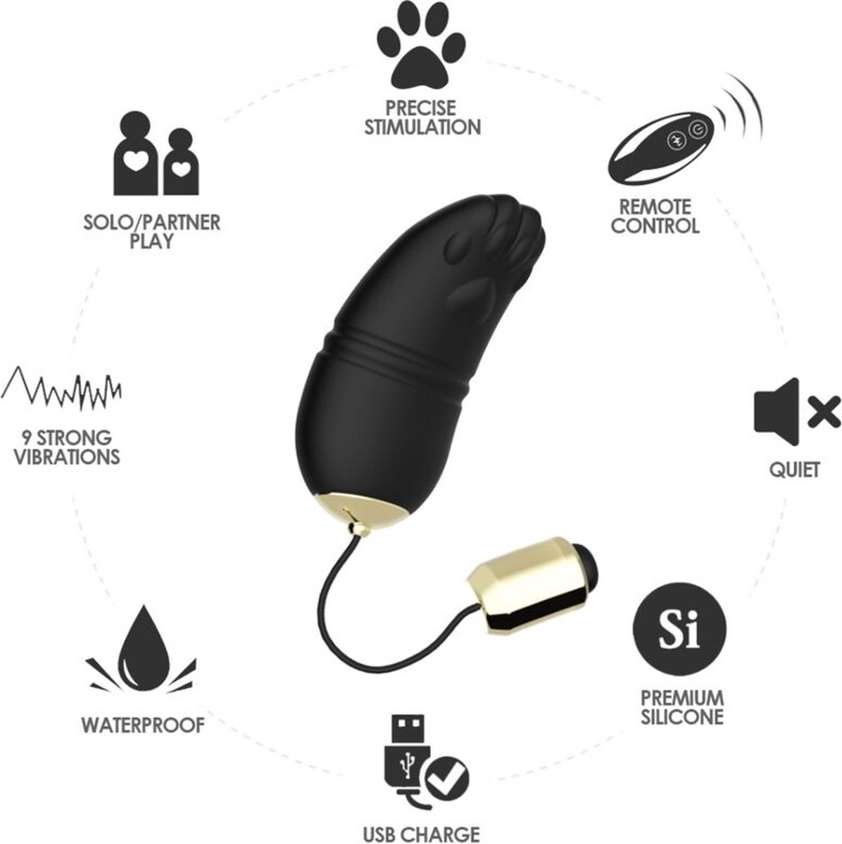 Goedkoopste ARMONY - KITTY EI-VIBRATOR G-SPOT AFSTANDSBEDIENING ZWART | VIBRATOR | VIBRATOR VOOR VROUW | PREMIUM VIBRATOR | KOPPELS VIBRATOR | SEKSSPEELTJES VOOR KOPPELS | SEX TOYS VOOR KOPPELS | SEX TOYS VOOR VROUW | SEKSSPEELTJES VOOR VROUW | SEKSSPEELTJES