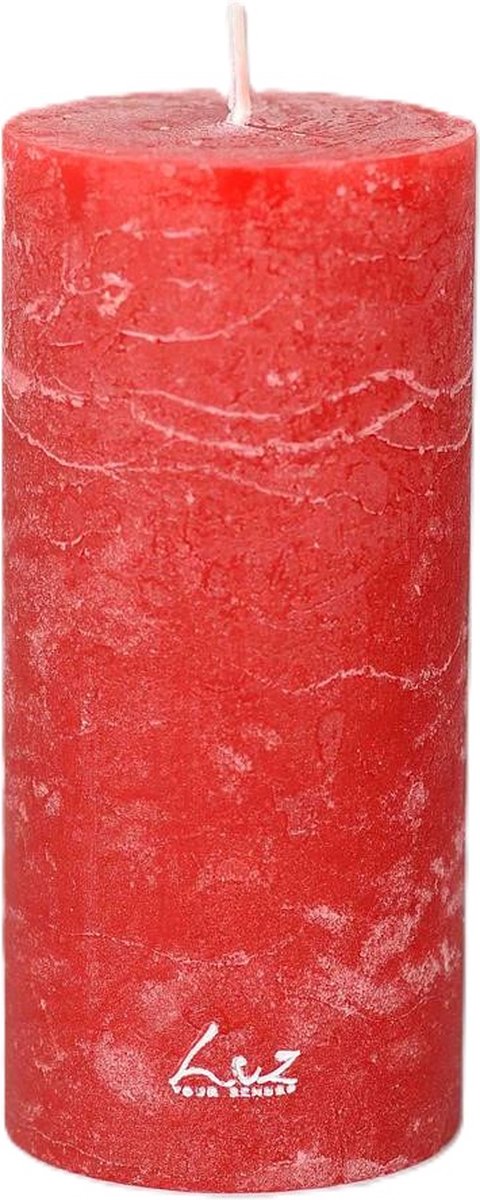 Rasteli Luz Your Senses Stomp Kaars Rood D 7 cm H 15 cm