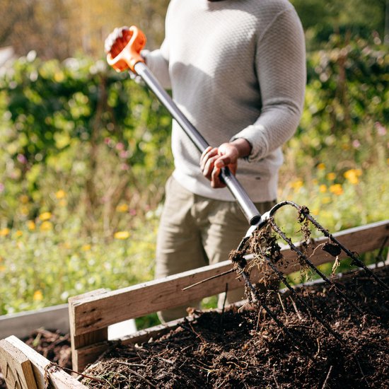 Fiskars Solid™ Mestvork - Compostvork - Tuinvork - 126 cm van Fiskars — afbeelding 5