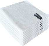 MAUS Chiffons microfibres professionnels - blancs - 10 pièces - 40x40cm - efficaces sans produit de nettoyage