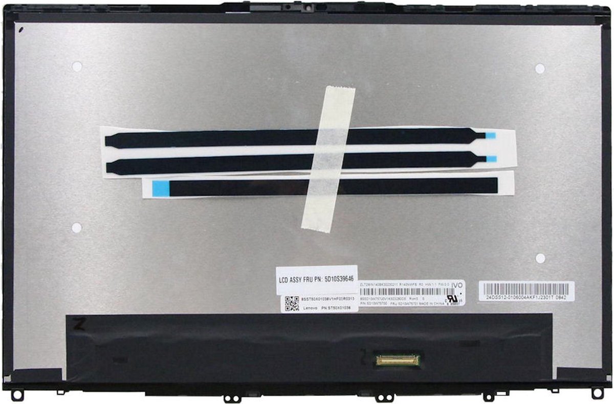 LCD touchscreen assembly geschikt voor Lenovo Yoga Slim 7-14ITL05 (FHD 1920x1080)