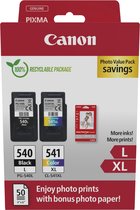Bol.com Canon Inktcartridge PG-540L + CL-541XL zwart + kleur 5224B012 aanbieding