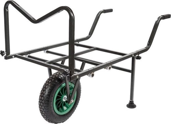 Foto: Eurocatch carp trolley karper kar transportkar kruiwagen barrow groen