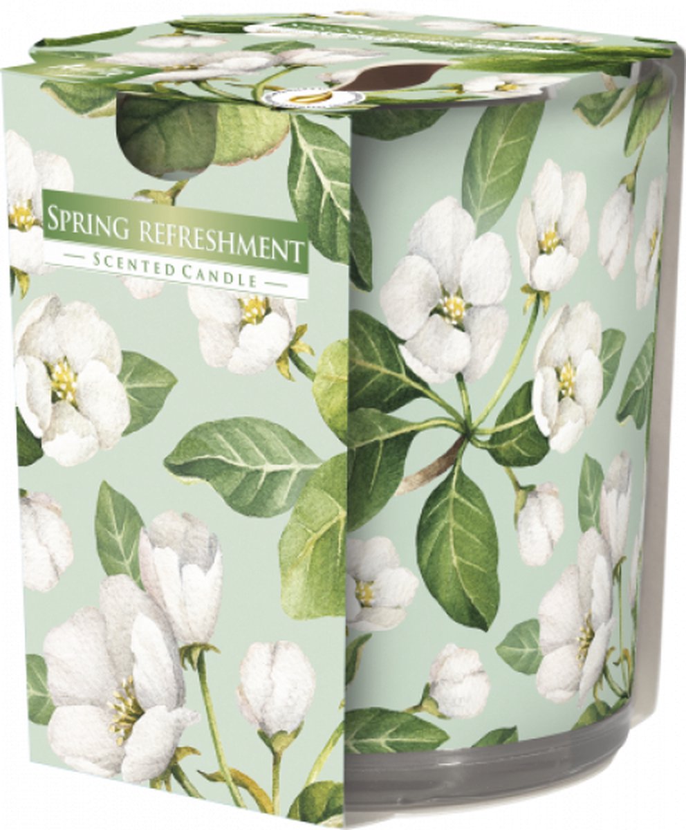 Geurkaars Witte bloemen