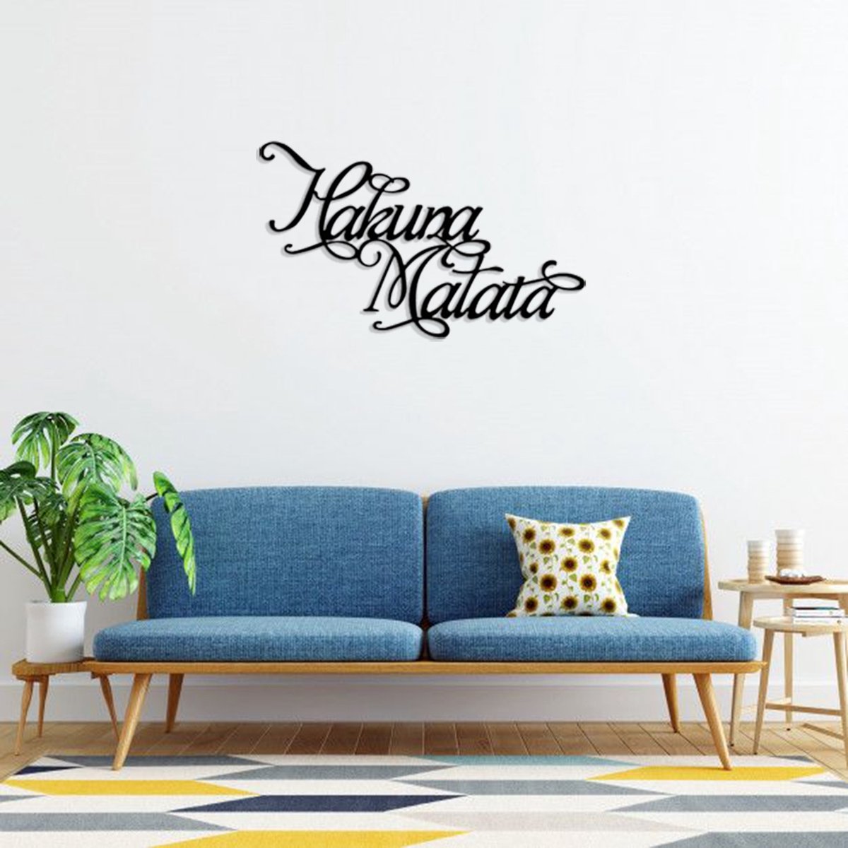 MT-1085, metaal zwart, afmeting 60x36cm