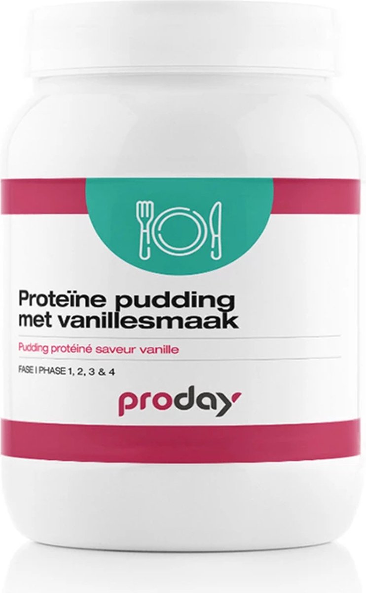 Goedkoopste Proday - Makkelijk en gezond afvallen - Proteine pudding - Eiwitrijk & koolhydraatarm - Chocolade - 17 porties - 450 gram
