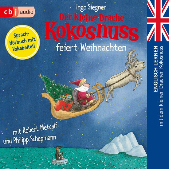 Der kleine Drache Kokosnuss feiert Weihnachten - cover