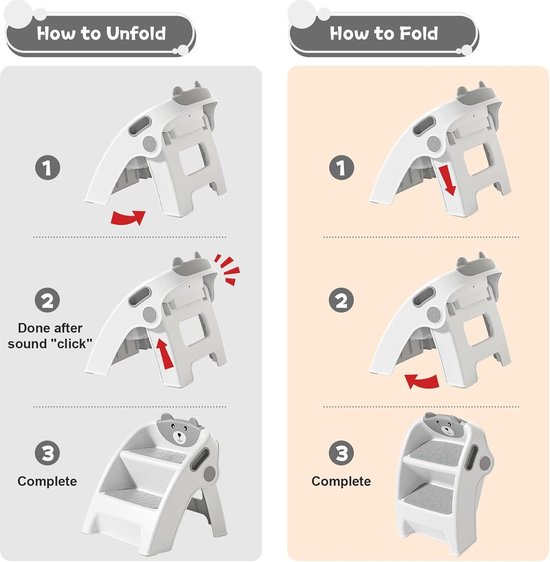 Marchepied Sécurisé 2 Niveaux Pour Salle De Bain Marchepied Enfant LIFEZEAL 2 Niveaux - Apprentissage Autonome Et Sécurisé Apprentissage Autonomie