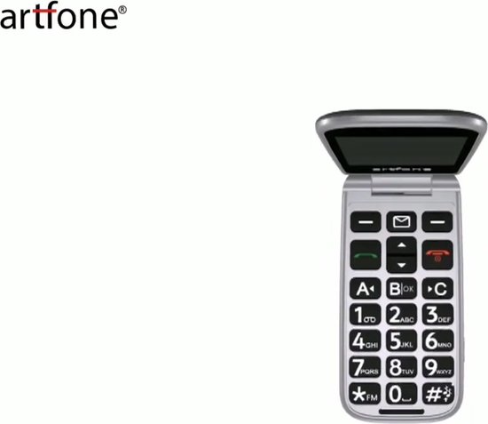 artfone GSM Téléphone Portable Senior Débloqué avec Grosses Touches