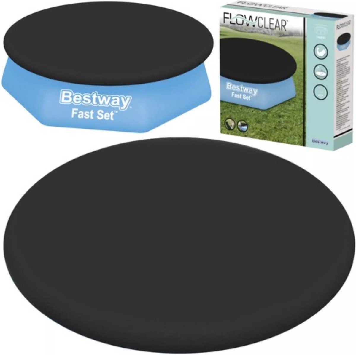 Bestway Afdekhoes Fast Set (Ø244 cm)