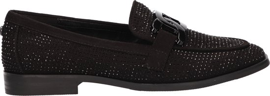 La Strada Mocassin noir avec pierres femme - taille 39