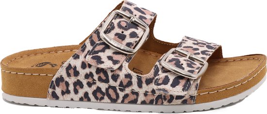 MUBB - Femme - Chausson - Léopard - Taille 38