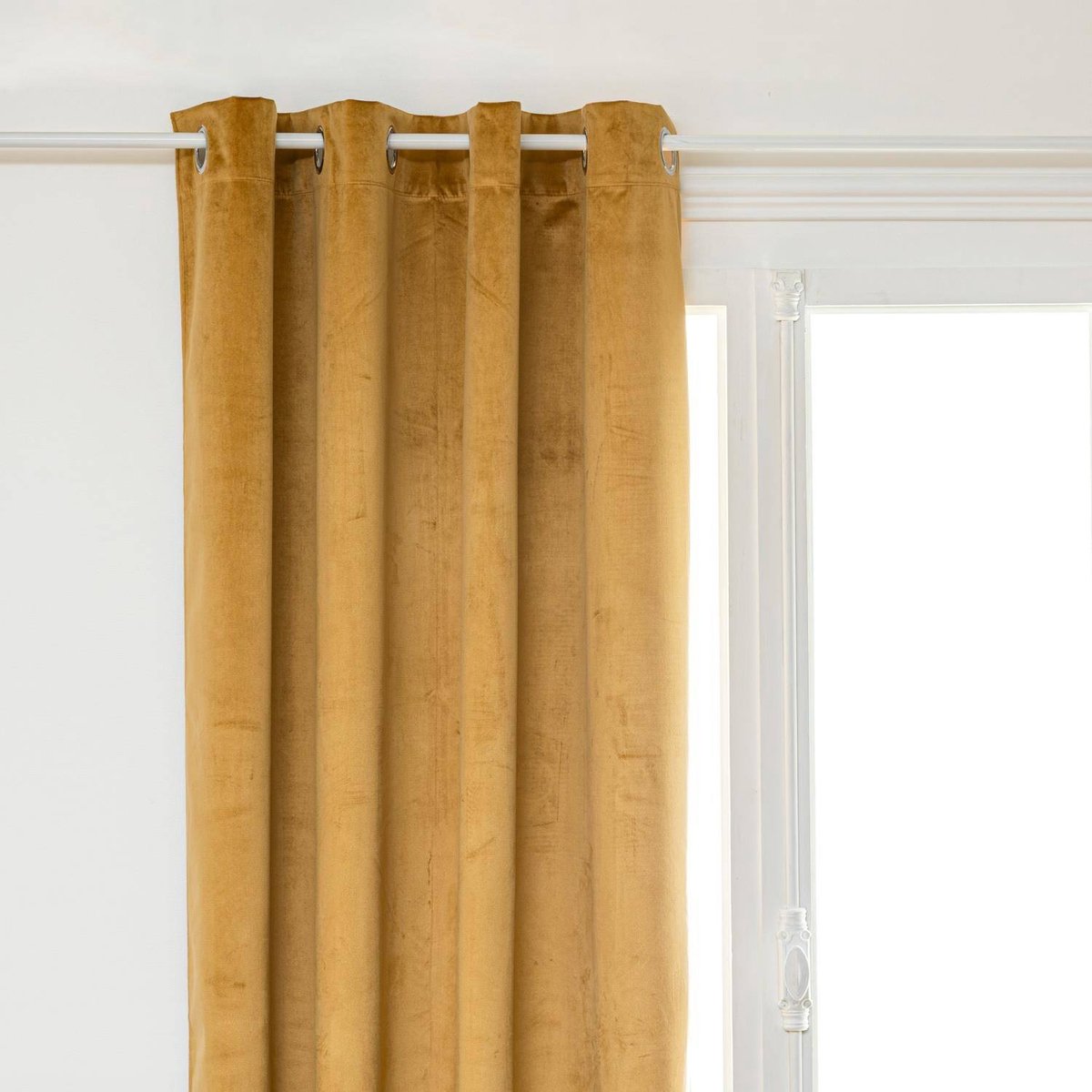 Verduisterend fluwelen gordijn Thea, 100% verduisterend, 140 x 260 cm