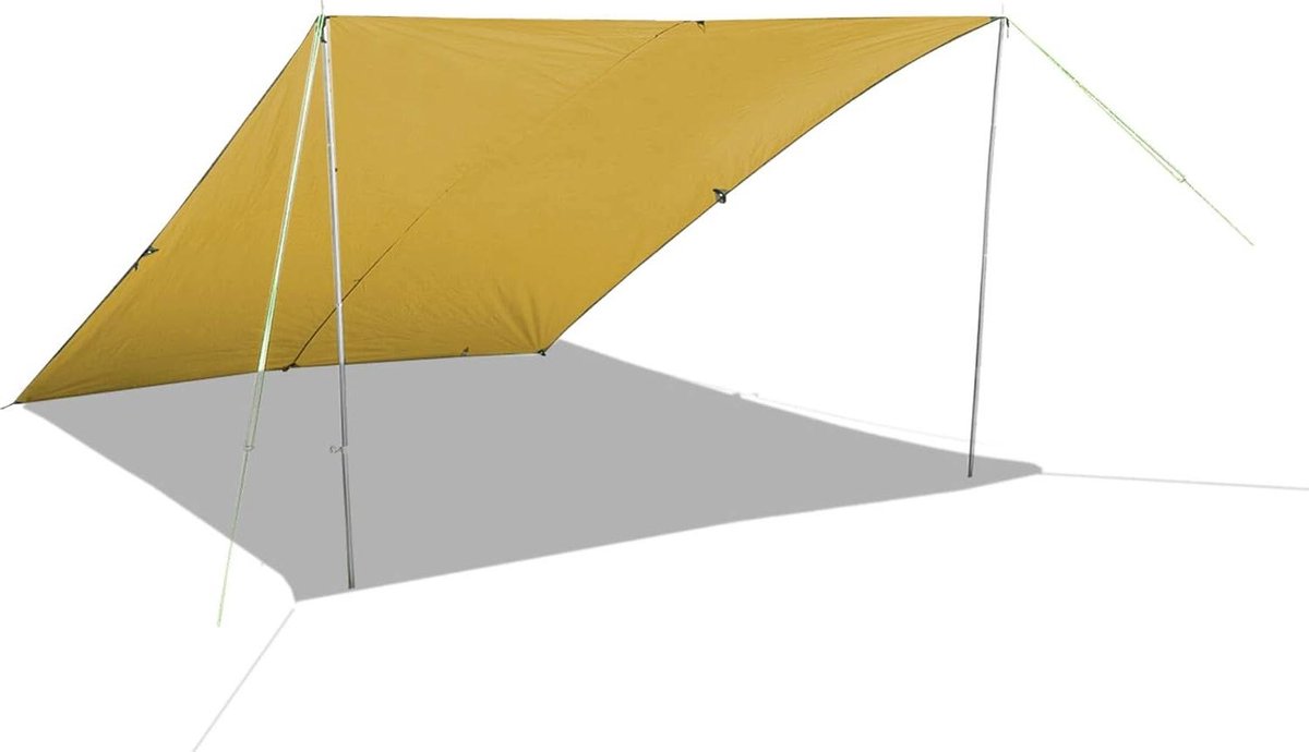 Zonneklep Sunny UV Tarp 3x3 met opbergtas - Bescherming tegen zonnestralen