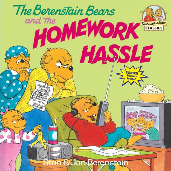 The Berenstain Bears and the Homework Hassle - cover