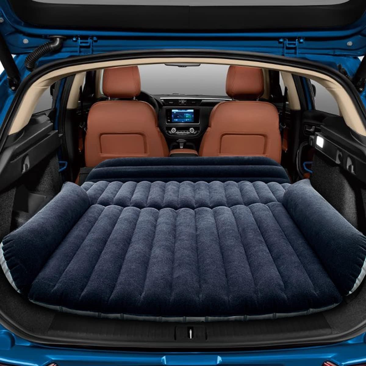 Luchtbed Autoluchtmatras SUV-bed dik opblaasbaar met luchtpomp voor camping reizen