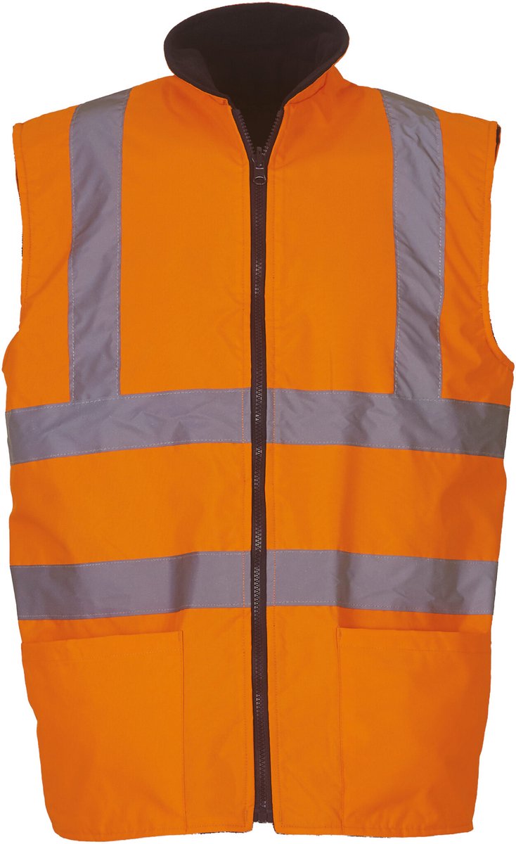 Fluo Fleece Reversible Bodywarmer Fluo – Yoko Oranje