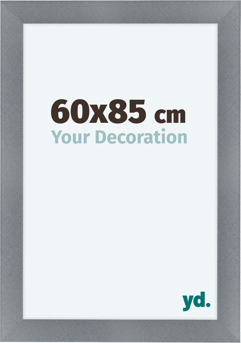 yd. Your Decoration - Fotolijst 60x85 cm - MDF - Aluminium Geborsteld - Como