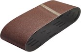 Papier abrasif Wolfcraft pour ponceuse à bande - Bois et Métal - 100x560mm - Grain 40/80/120 - 9 pièces