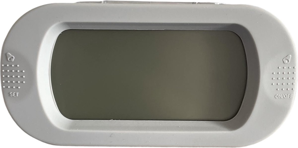 Digitale Wekker Klok - Grijs - Werkt Op Batterijen - 24uurs wekker - Makkelijk Instelbaar Alarm met Snooze en licht Functie - Kinderwekker Reiswekker - Digitale LED Klok/Wekker - Trendy Wekker Met Snooze functie - Stevige Alarmklok - Grijs — cadeau in Elektronica - foto 5
