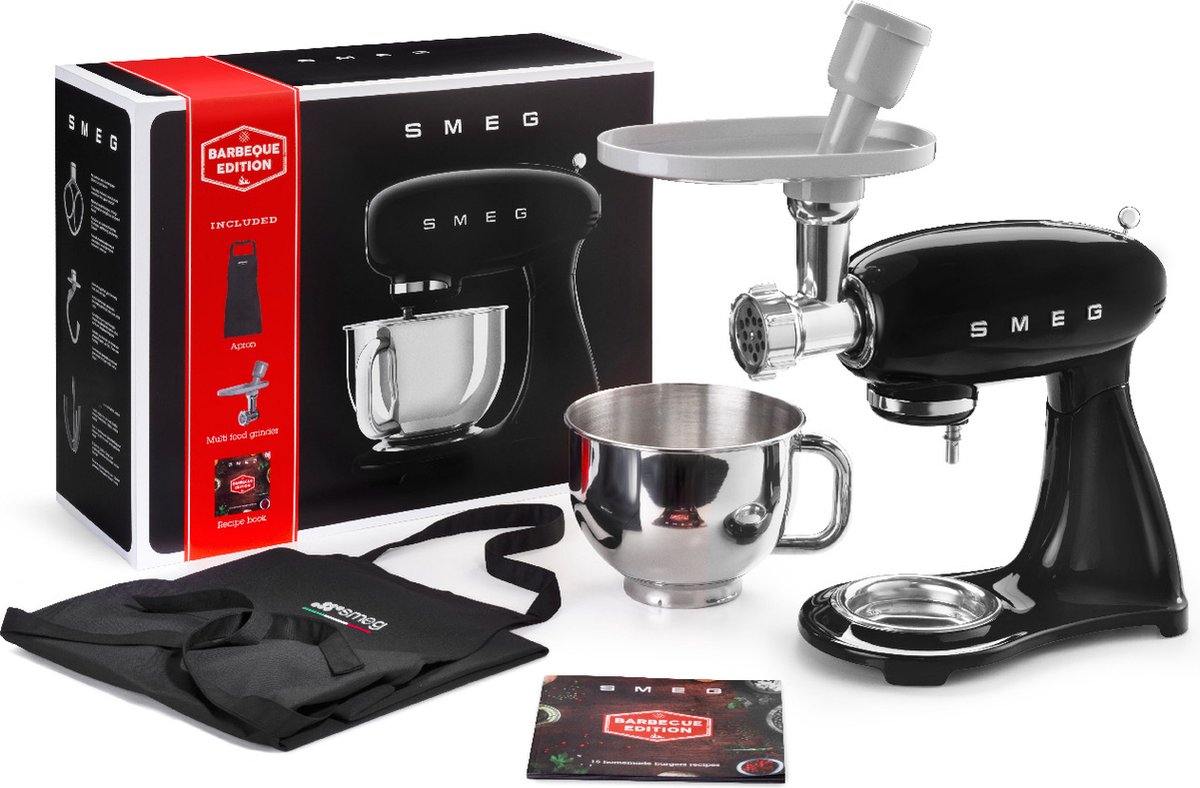 Smeg SMF23BLEU mixer Staande mixer 800 W Zwart