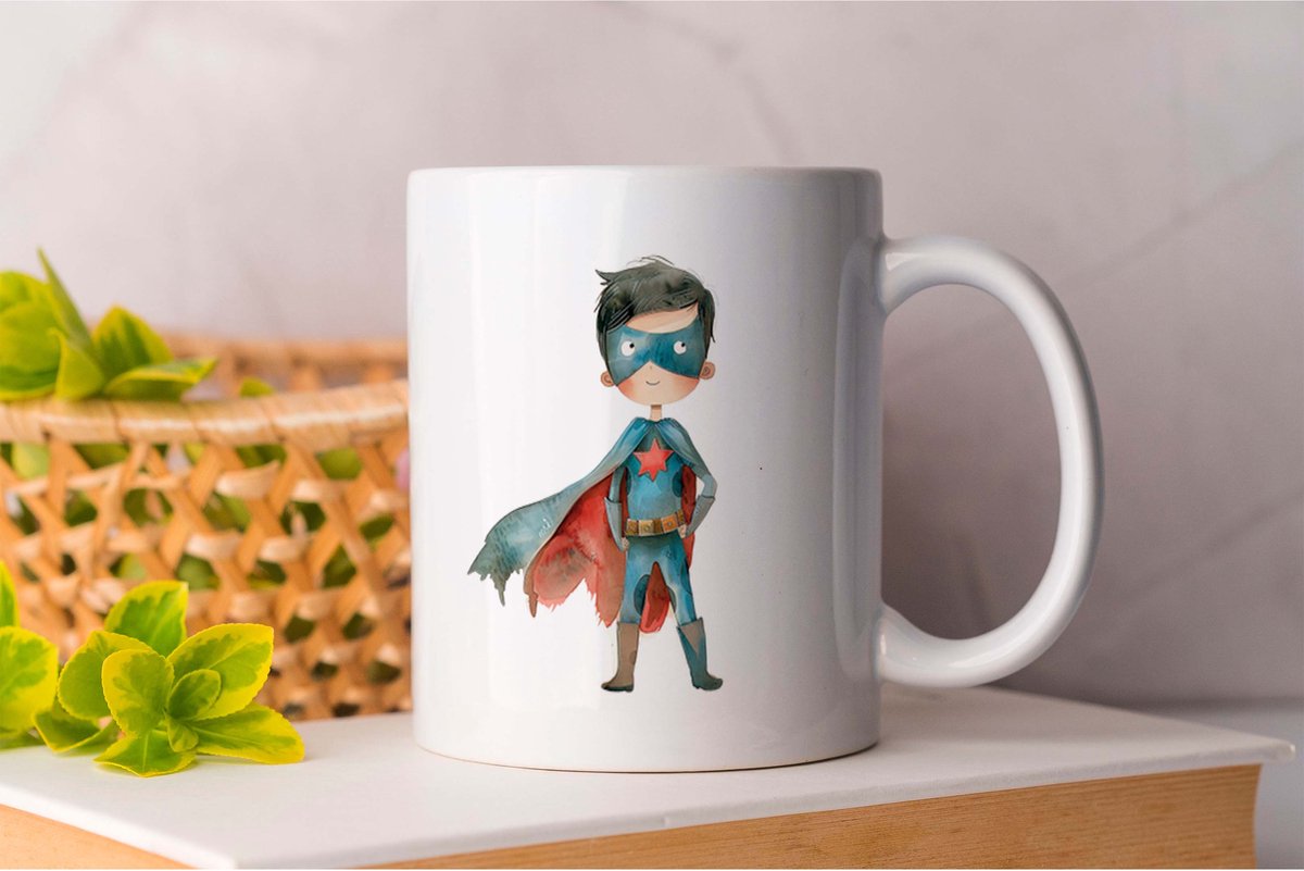 Mok Hyper Jongen - Superheroes - ComicBooks - Superpowers - Hero - Superhelden - Held - Stripboeken