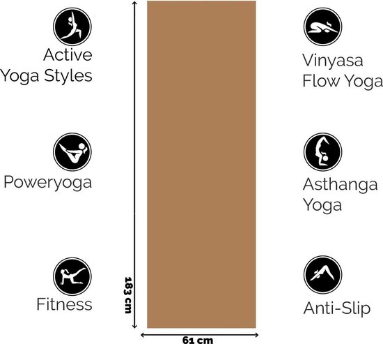 Love Generation - Eco Yogamat - Kurk van Love Generation — afbeelding 5