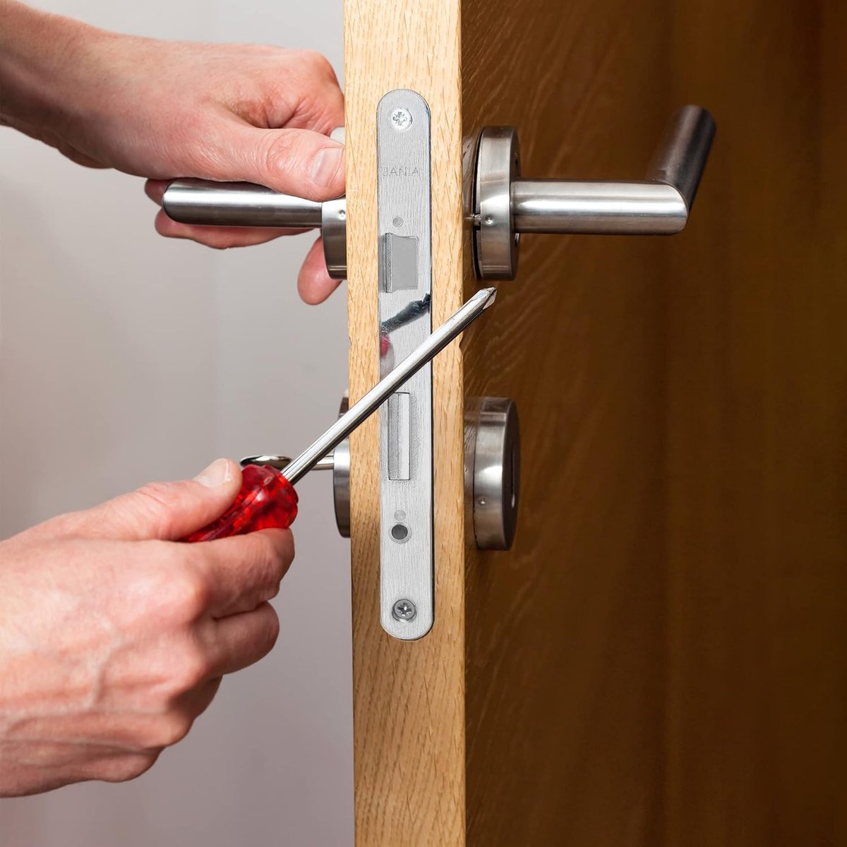 KOTARBAU® Insteekslot 72/55 mm DIN links profielcilinder slot deurslot met tegenplaat staal KOTARBAU® Insteekslot 72/55 mm DIN links profielcilinder slot deurslot met tegenplaat staal