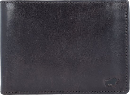 Portefeuille Compact Braun Büffel Arezzo S - Noir En Cuir - Neuf Avec étiquettes
