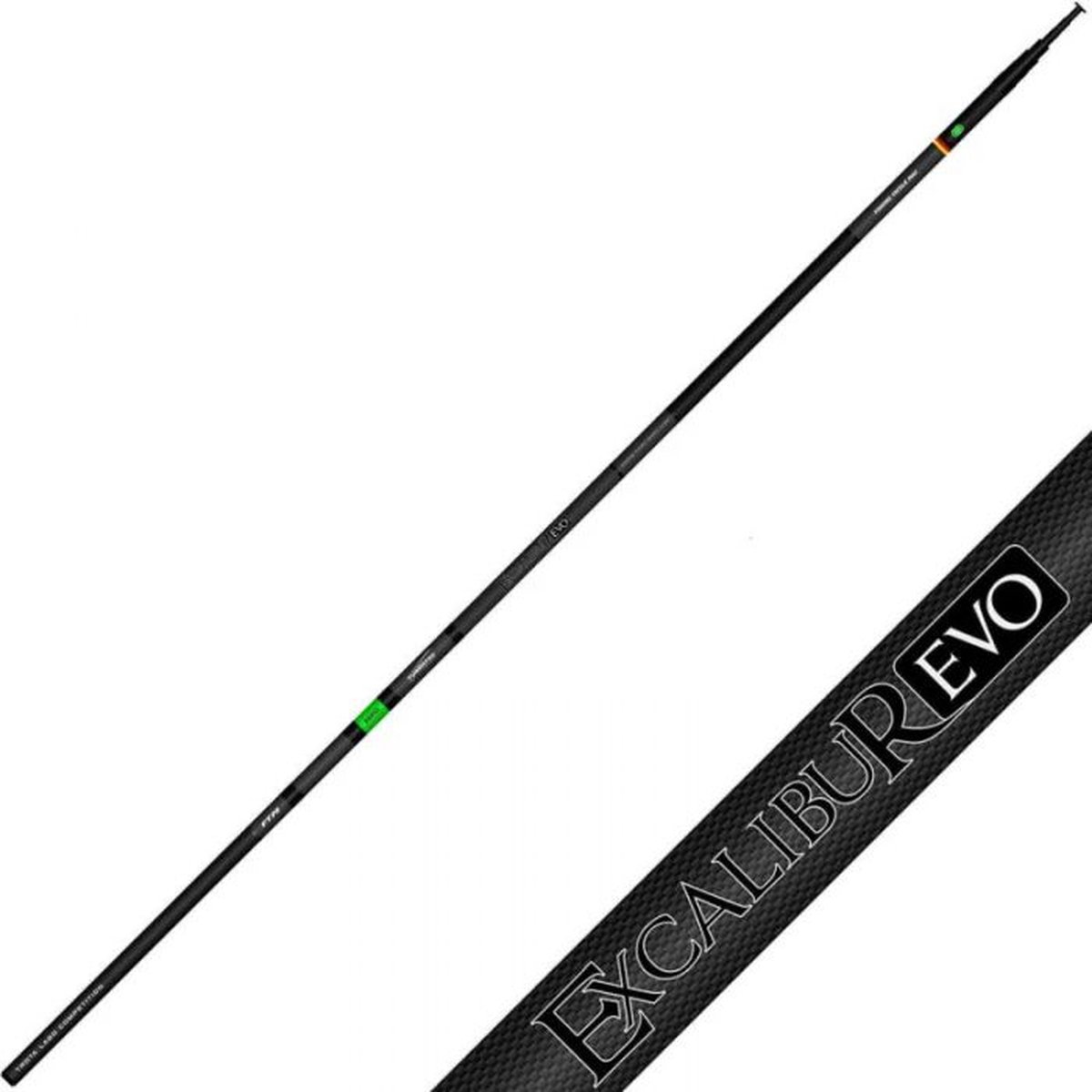 Tubertini High Quality Excalibur Evo Nr. 3 tremarellahengel lengte 4.20 m gewicht 147 gram werpgewicht 4 - 9 gram