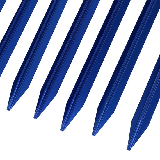 Tentharingen 10 stuks - V-shape Haringen 18cm - Grondpennnen - zandharingenset - lange haringen - Hexagon Haringen - Aluminium Haringen Tent - Zeer sterk - Grondpen/tentharing - Inclusief Trekkoord en Haringzak - kamperen en tent — afbeelding 5