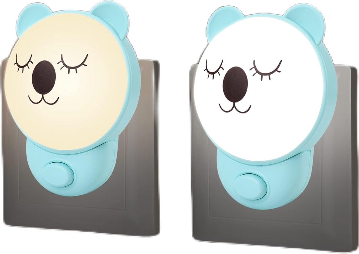 Nachtlampje voor Stopcontact met Schakelaar en Oriëntatielicht - Babyvoedingslamp met Zachte Verlichting - Veiligheidslicht voor Kinderen