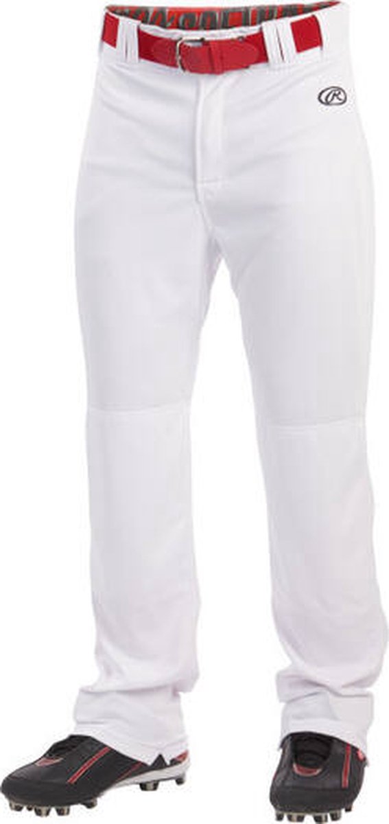 Rawlings YLNCHSR Youth Launch Pants M White Full-Length Pants voor Sport Honkbal/Softball