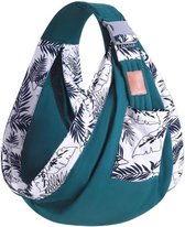 Bol.com Ademende babydraagzak verstelbaar - ademende sling voor kleine kinderen - draagdoek voor pasgeborenen zomer - baby sling aanbieding