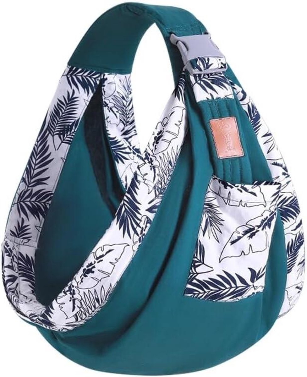 Image of Ademende babydraagzak verstelbaar - ademende sling voor kleine kinderen - draagdoek voor pasgeborenen zomer - baby sling