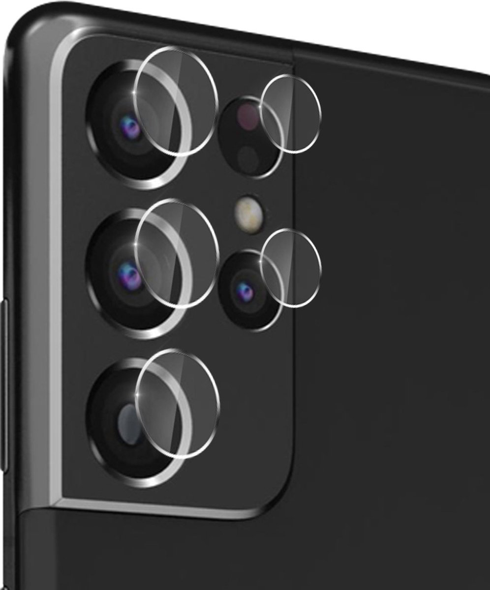 3mk, Set van 20 Flexibele Glazen voor Camera van Geschikt voor Samsung Galaxy S21 Ultra 6H Onbreekbaar, Transparant