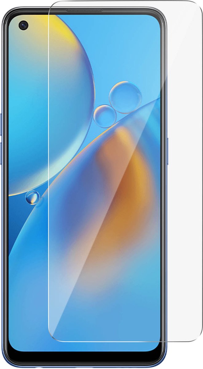 Gehard Glas Geschikt voor Oppo A74 9H Anti-vlekken transparant