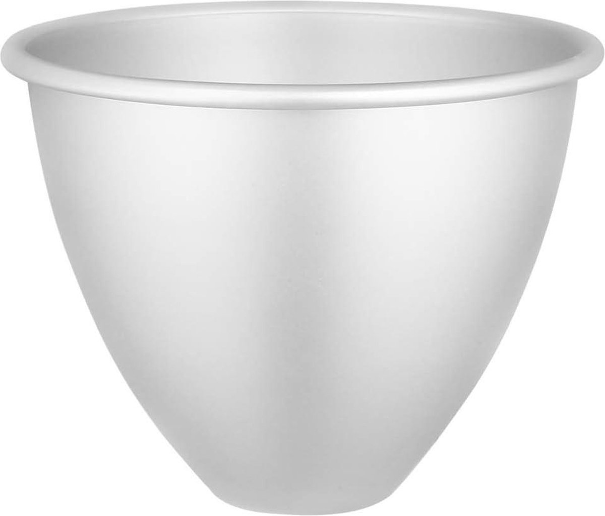 Pop Cakevorm Metaal Aluminium Bakvorm Halve Cirkel Prinses Pop Jurk Cake Pan Taartvormen voor Keuken Bakken Bruiloft Verjaardag Pasen Party Benodigdheden Zilver