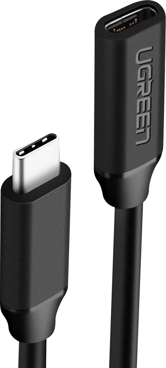 USB-C verlengkabel - male -> female - 3A - 5Gbps - Ondersteunt 4K audio / video - 50 cm