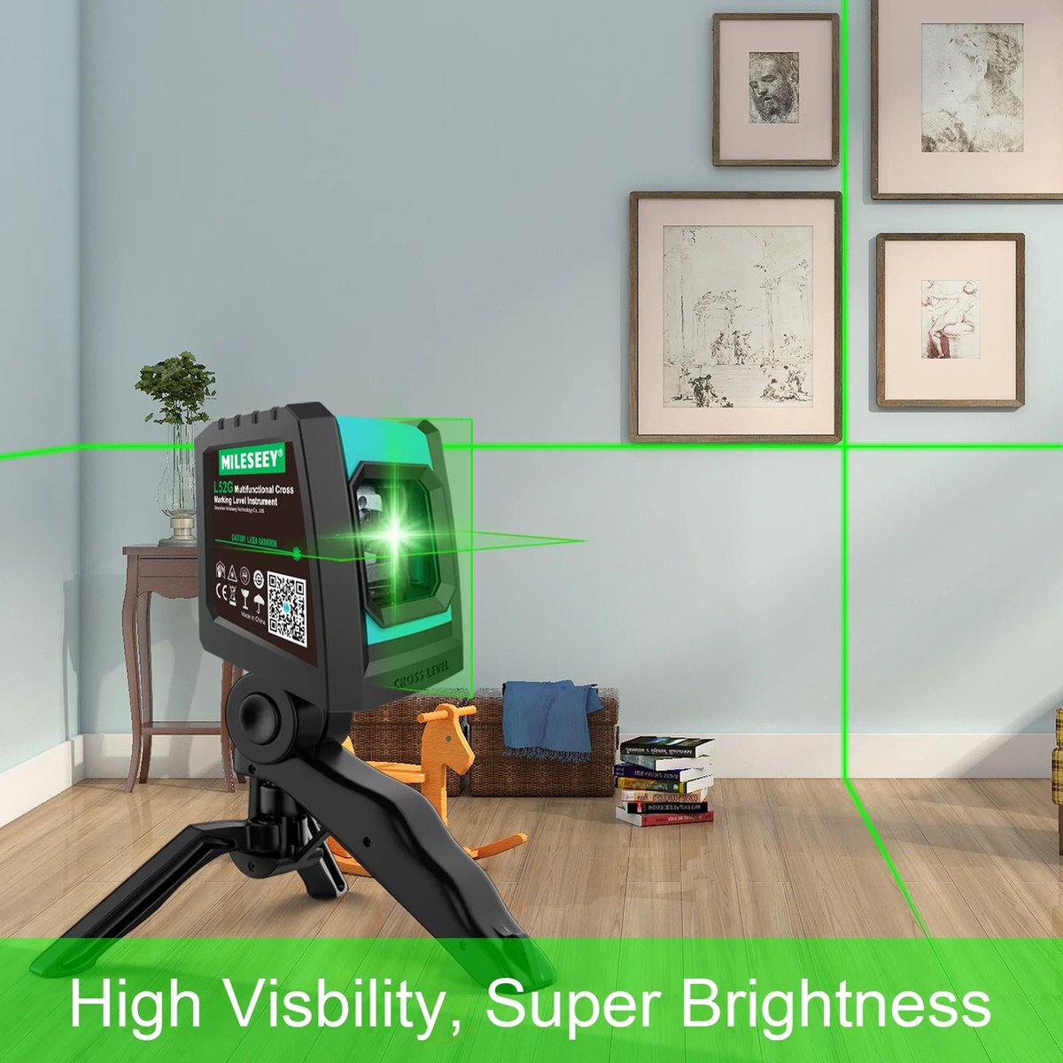 Btd Bouwlaser Horizontale Verticale Dwarslijnlaser Statief Draagtas