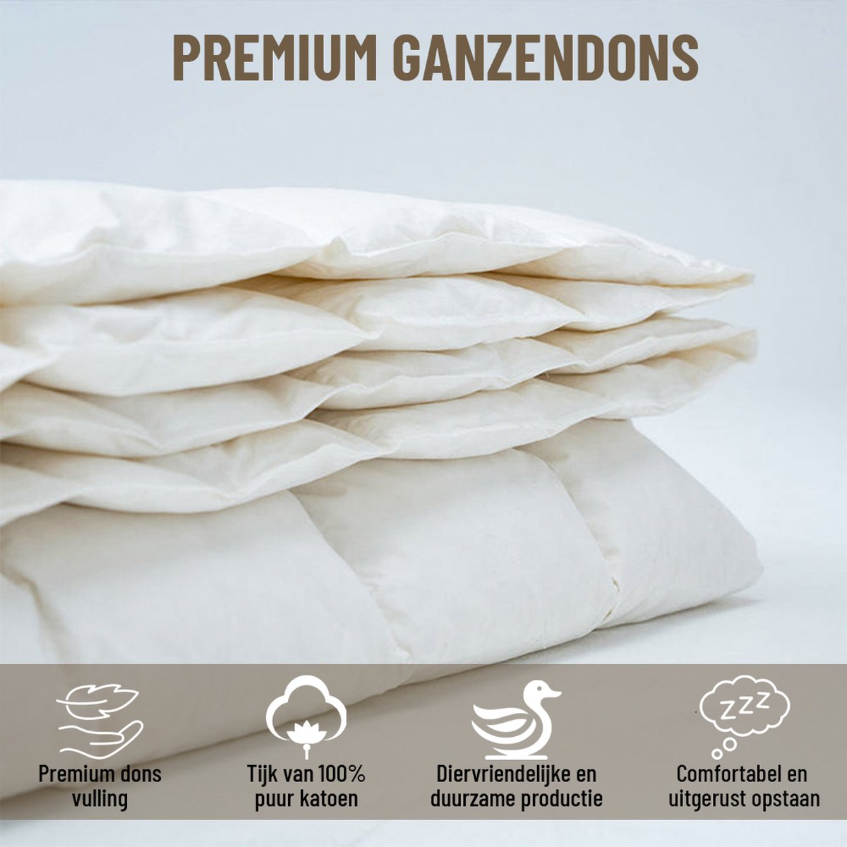 BEFA NATUR Dekbed Winter 135x200: 90% ganzendons, Made in Germany thumbnail 2