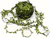 Cordon feuilles 10m - Décoration anniversaire - Safari - Jungle - Ruban cadeau - Corde - Ruban hobby - Artisanat