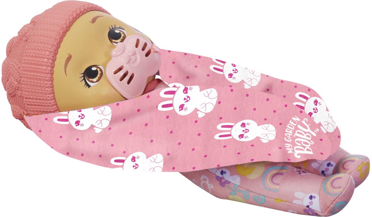 My Garden Baby - Mijn eerste babykonijn, roze, 23 cm - Pop / Poupon - Vanaf 18 maanden — cadeau in Spellen & Speelgoed - foto 2