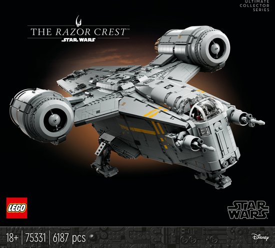 LEGO Star Wars De Razor Crest, UCS Mandalorian Starship Bouwset voor Volwassenen- 75331