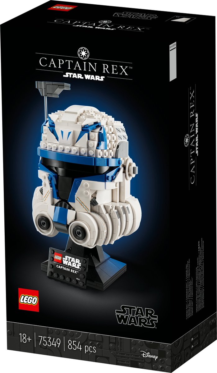 LEGO Star Wars Captain Rex Helm Set voor Volwassenen, The Clone Wars Collectible - 75349 — afbeelding 24