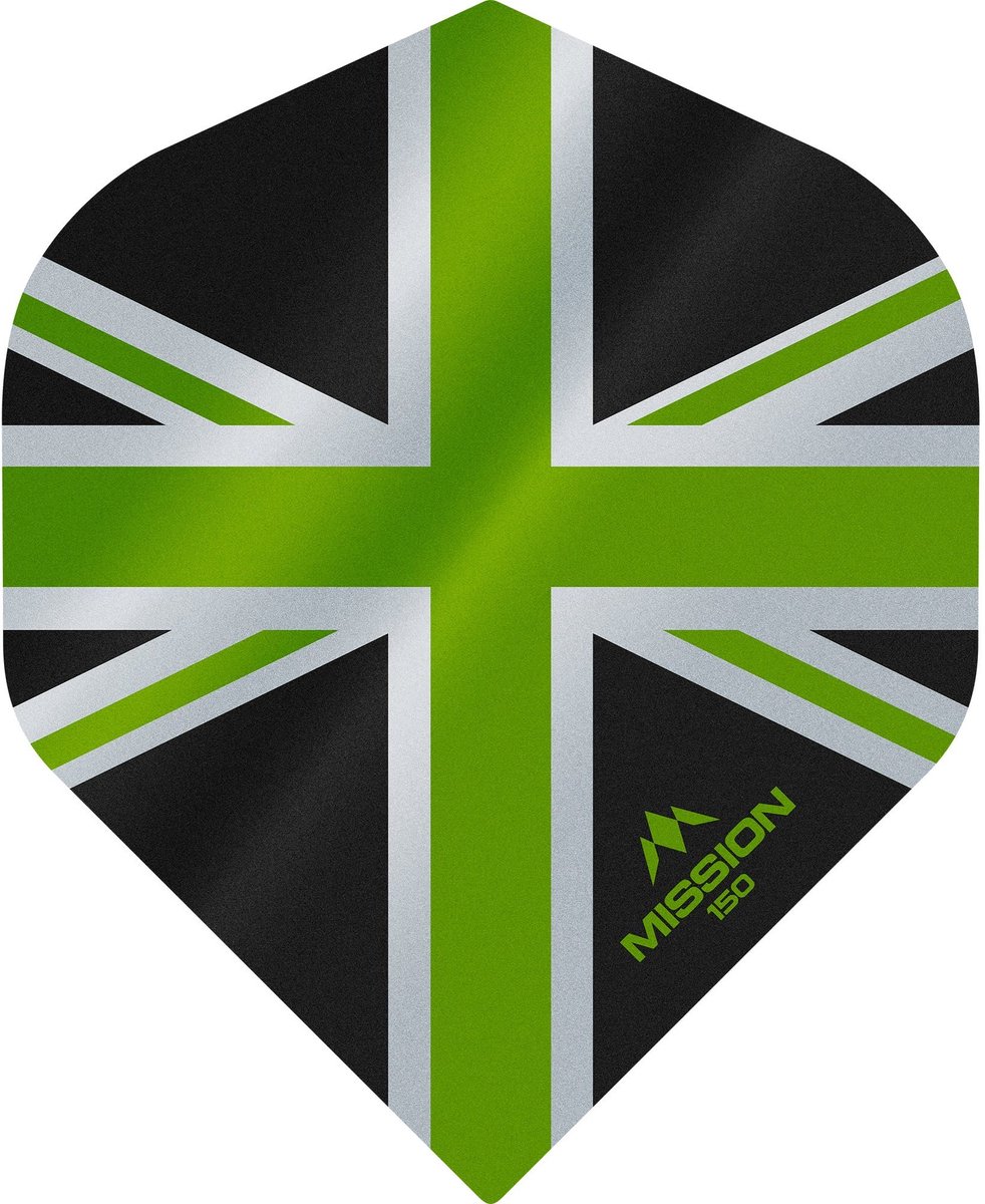 Mission Alliance 150 Black & Green NO2 - Dart Flights