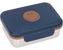 Lässig Lunchbox Stainless Steel Little Gang Smile navy